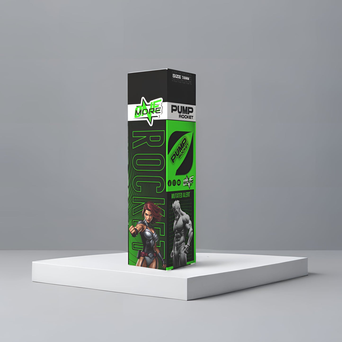 Pump rocket green 802c JUMBO